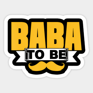 Baba To Be Dad Persian Arabic Father Baba Daddy Papa Sticker